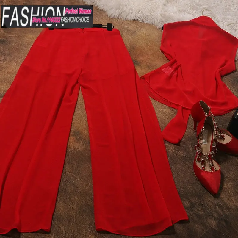 Женский костюм из двух предметов новый летний модный женский с брюками Женская