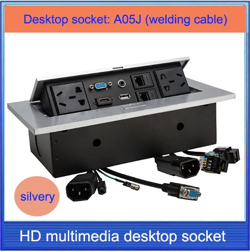 Настольная розетка/Скрытый/VGA 3 5 аудио HDMI USB сеть RJ45 кабельный информационный