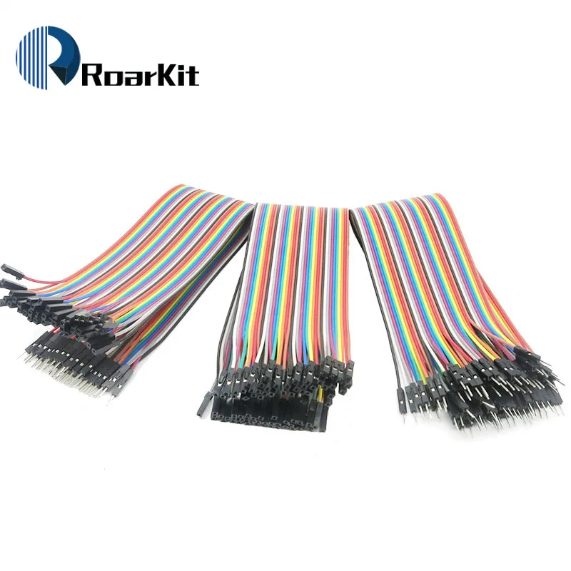 Dupont Line 120 шт. 30 см 40Pin штекер + гнездо и перемычка Кабель для Arduino DIY KIT|jumper wire|line