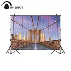 Студийный фон для фотосъемки с изображением Нью-Йорка и моста