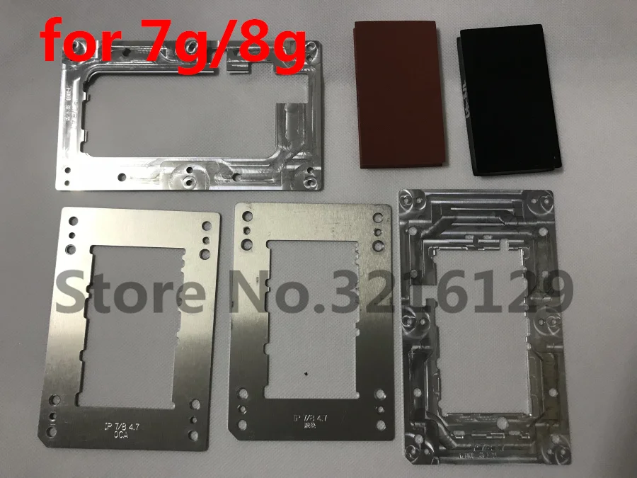 

1set Front Touch Screen Glass with Bezel Frame OCA mold mould for iphone 8 8plus x 10 Aluminum screen positioning fixture
