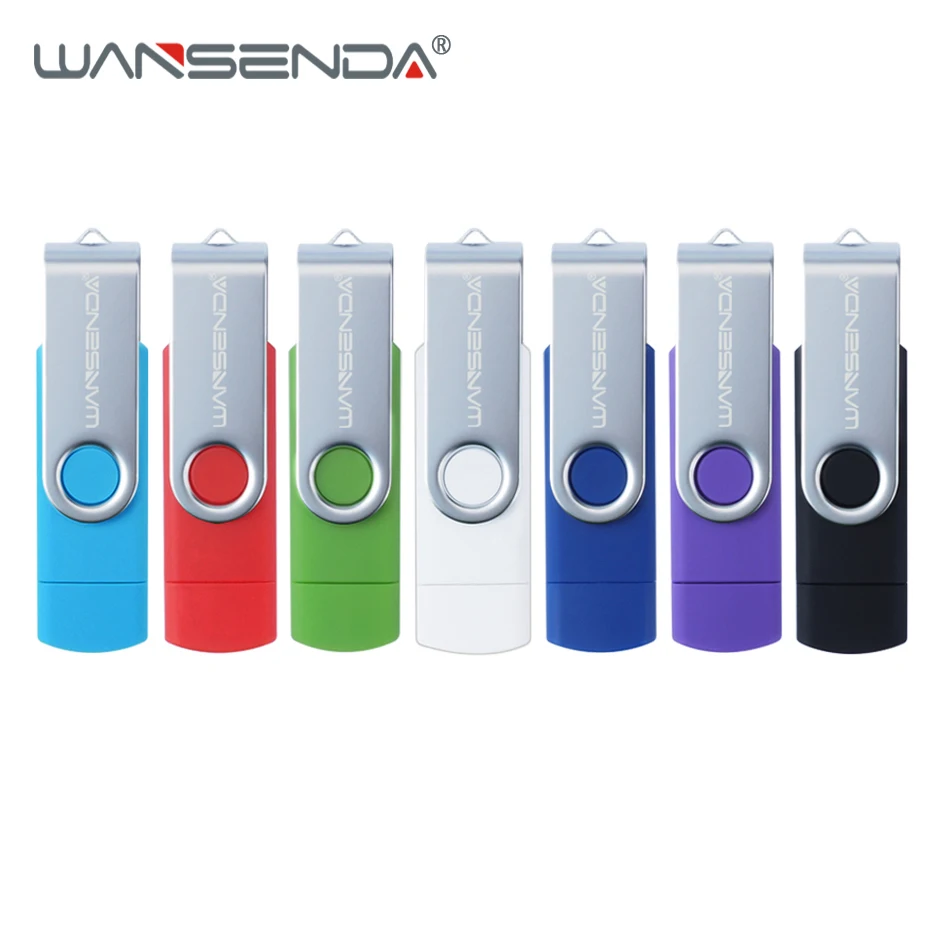 WANSENDA металлический usb флеш накопитель 8 ГБ 16 32 64 128 256 ГБ|USB флэш-накопители| |