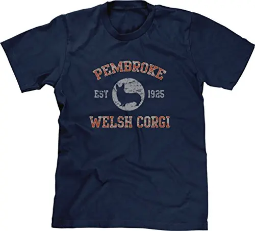 Mens T-shirt Pembroke Welsh Corgi Est 1925 | Мужская одежда