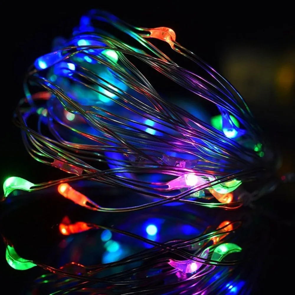 Гирлянда из медной проволоки 2 м 20 светодиодов | Лампы и освещение