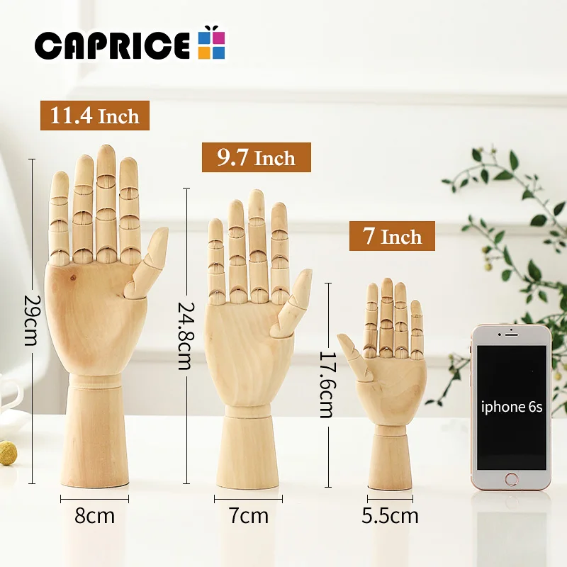 Деревянная модель человека фигурка ручной работы ладонь креативная кукла