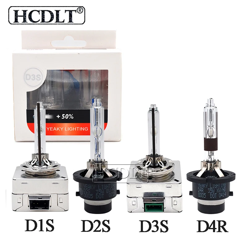 Hcdlt 35 Вт Yeaky D2S 4500 K D2H HID проектор лампа ксеноновая D1S 5500 K D3S D2R D4R 6500 K D4S Yeaky Автомобильный свет Ксенон Ксеноновые передние фары лампы