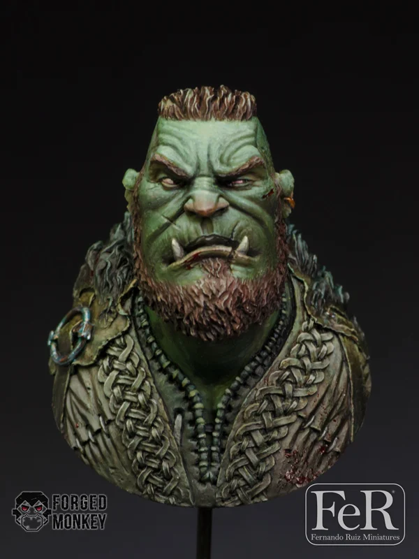 1/12 Ragnok Norse Orc Hero набор из смолы фигура грудь GK фантазия тема без покрытия цвета|figure