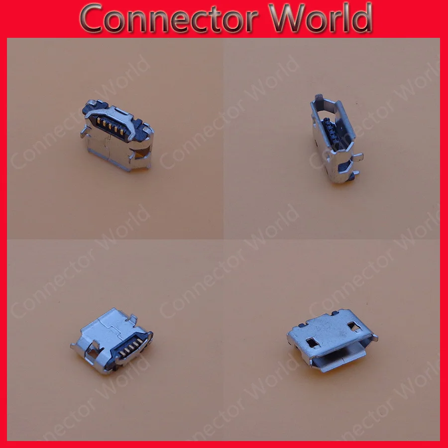 50 шт./лот Micro 5pin usb разъем для зарядки типа B DIP четыре фута ремонта мобильного