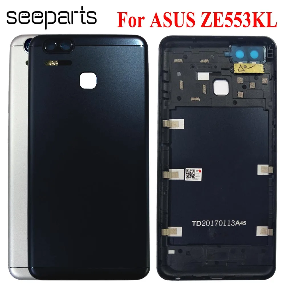 Для ASUS ZenFone 3 Zoom ZE553KL задняя крышка аккумулятора чехол с кнопкой регулировки