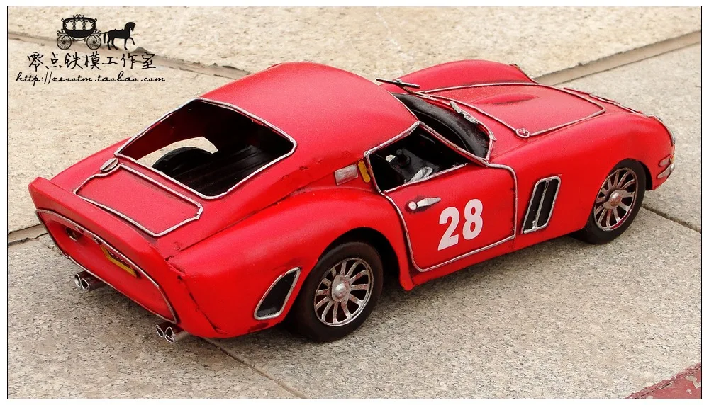 

Antique tin crafts ornaments car 250GTO GOUPE Cars birthday gift