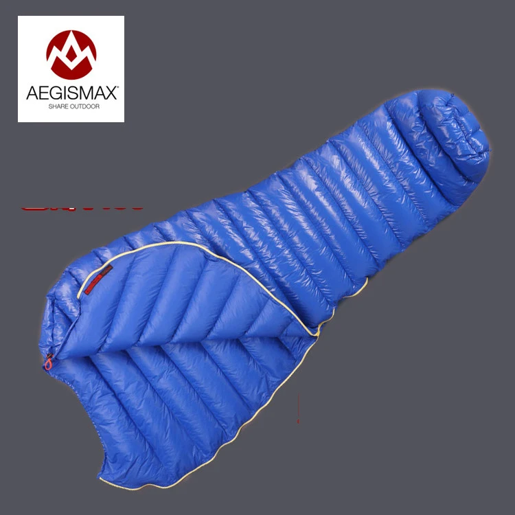 Спальный мешок AEGISMAX для мужчин и женщин ультралегкий походный спальный с белым