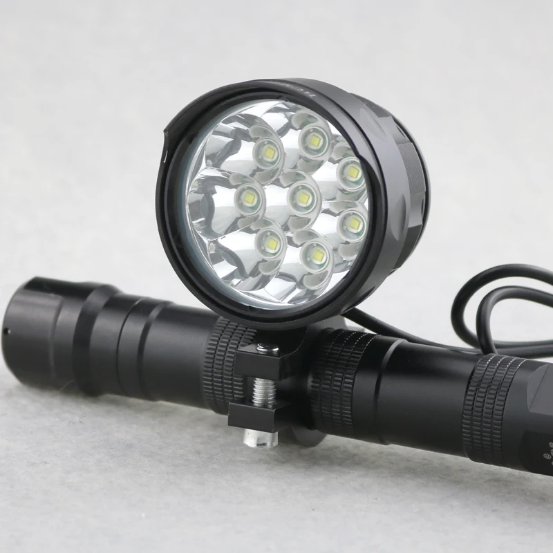 BCMSJVH 8T6 велосипед свет 9000LM 8x CREE XML T6 светодиодный велосипед лампы Велоспорт фонарь для велосипеда с 18650 Батарея и зарядное устройство