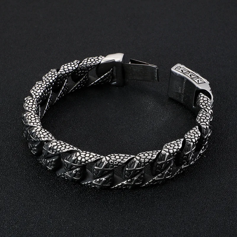 Мужской браслет из титановой стали 316L в европейском и американском стиле|Цепочки