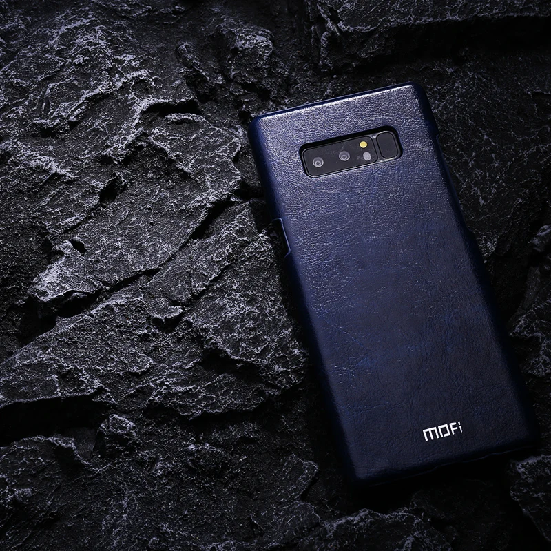 Для samsung galaxy note 8 чехол MOFi для samsung note 8 кожаный чехол SM-N9500 SM-N950F задняя крышка винтажная для samsung note8 жесткая