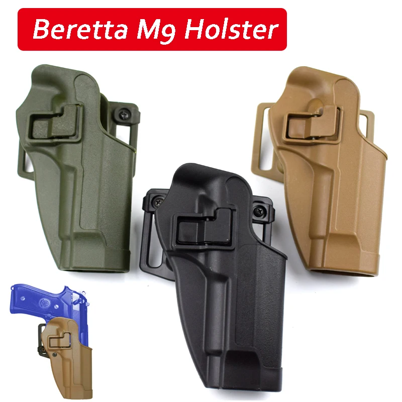 Тактическая поясная кобура для пистолета Beretta M9 92 96 с ремнем и петлей|waist holster|military