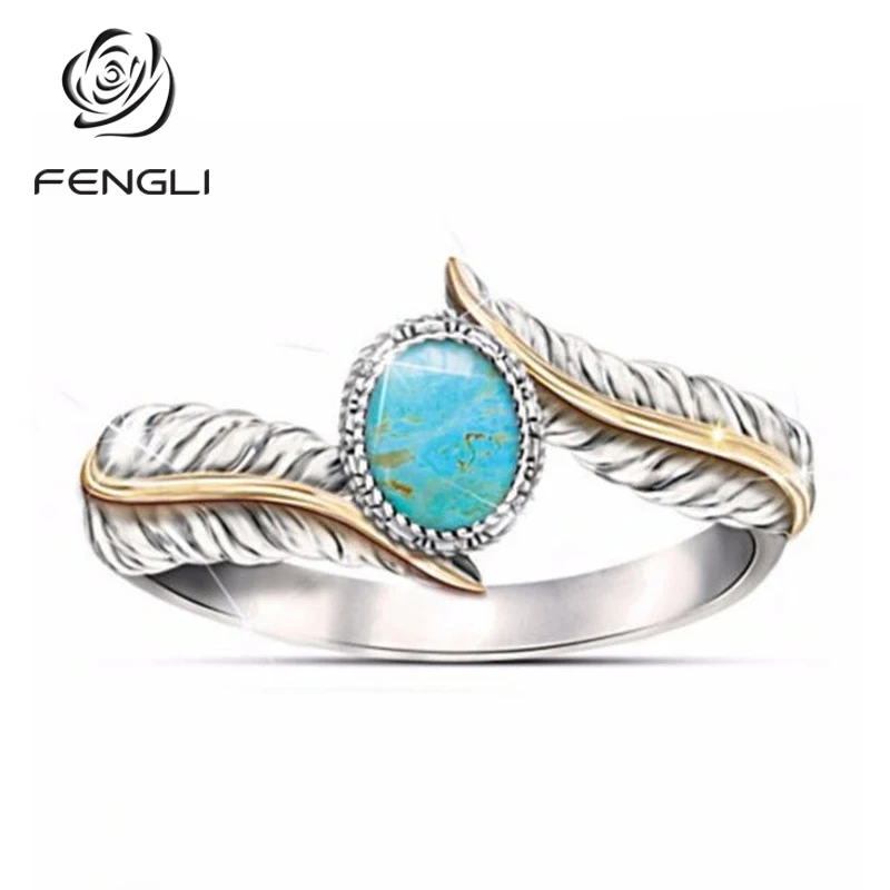 FENGLI 925 Серебряный Синий горный хрусталь для женщин Свадебные модные ювелирные