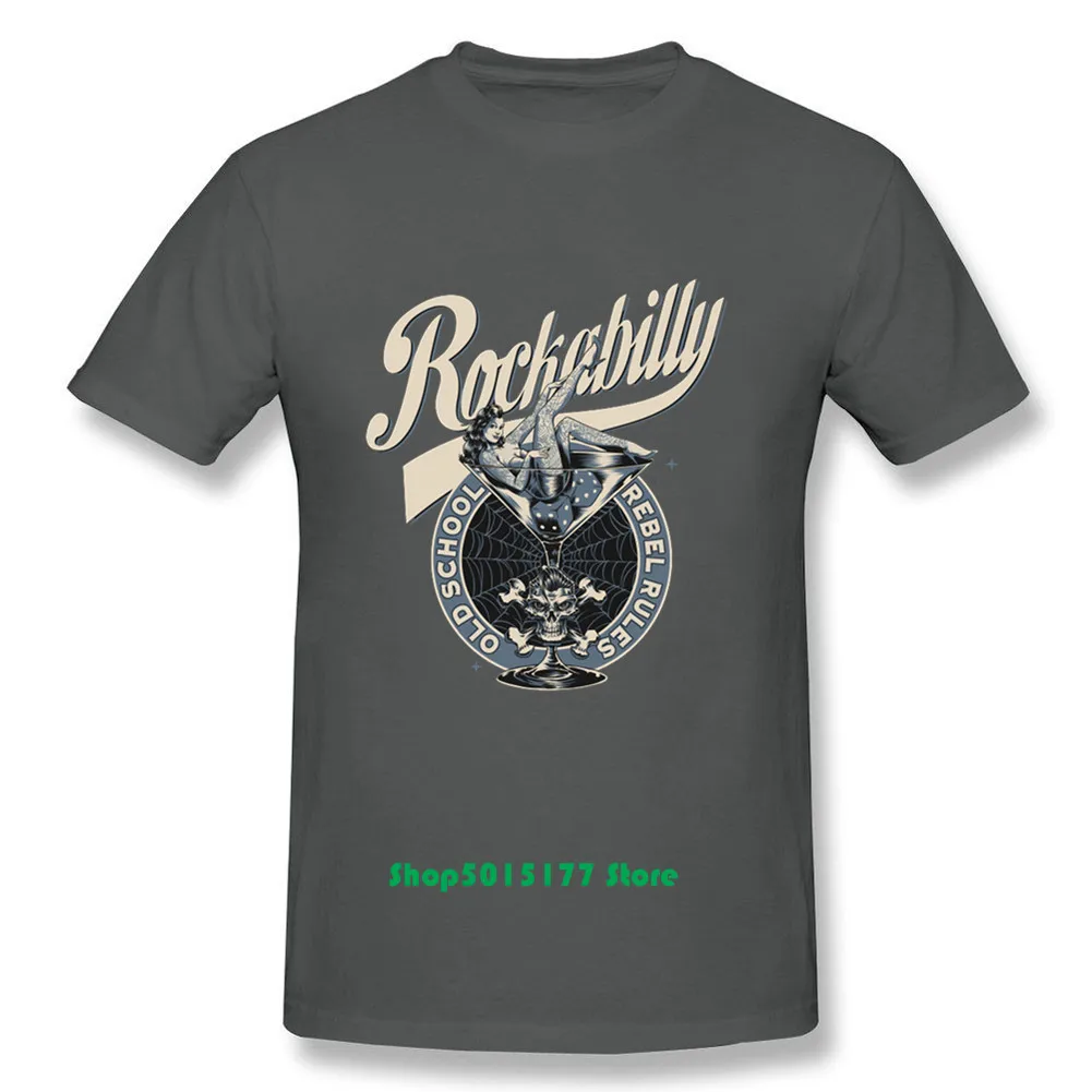 Новая распродажа рокабилли Rebel Rules футболка с фирменным принтом летние мужские