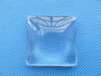 3pcs 35mm square cleartransparent glass cabochonscover cabspendants domed for photoscabochonsfor base setting tray bezel