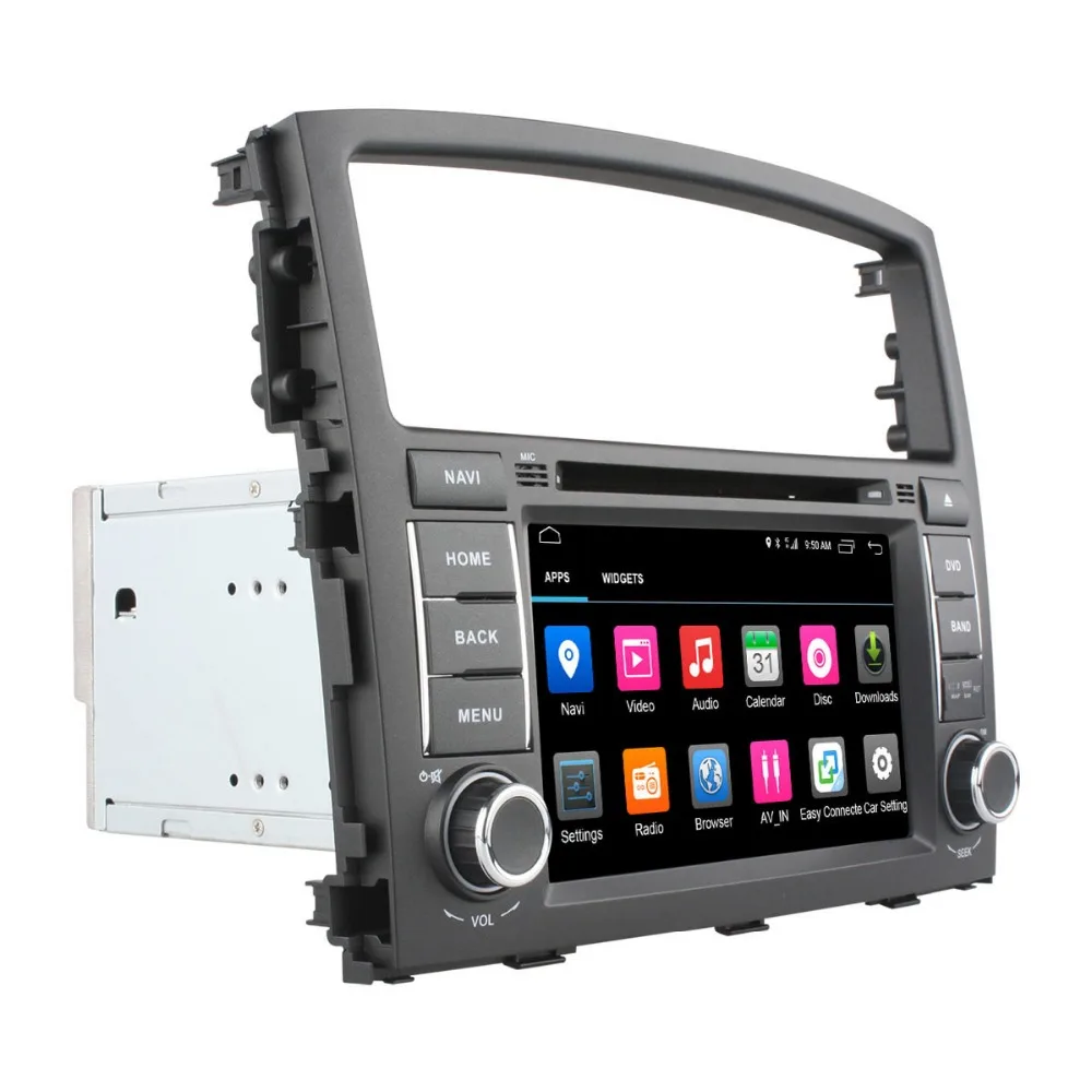Vehicel 2 din Автомобильный dvd плеер Android 6 0 FORMITSUBISHI PAJERO V97 V93 2006 2015 gps navi Wi Fi 4G Bluetooth RDS USB|din