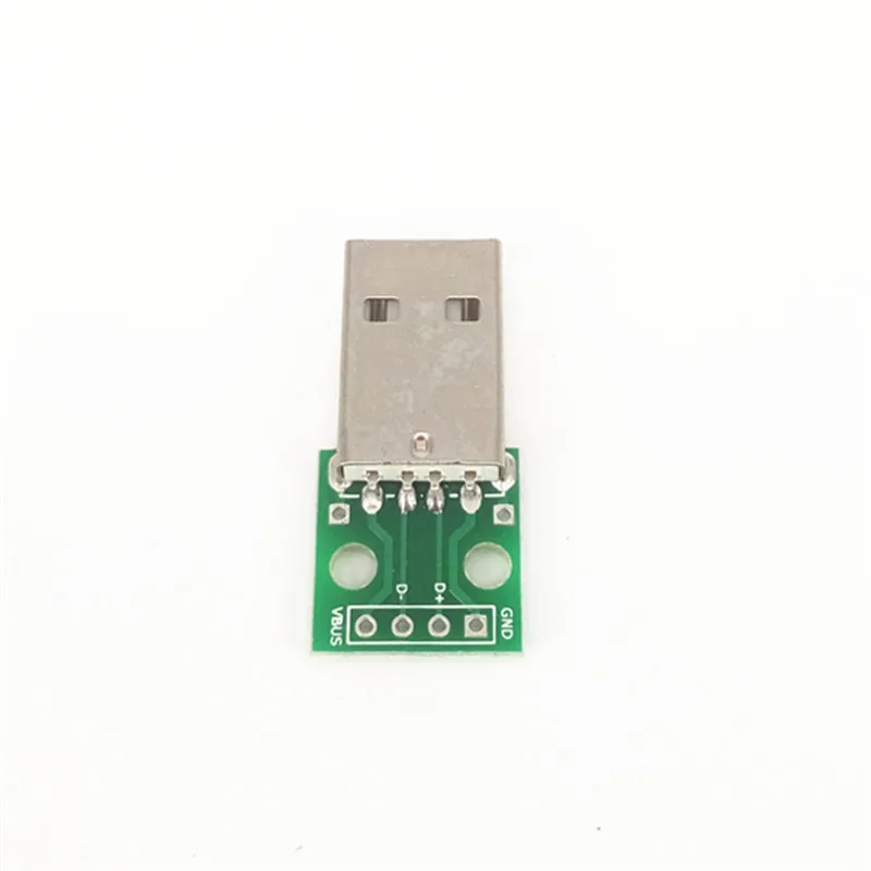 USB Штекерная головка поворота Dip 2 54 мм DIP 4P Поворотная уже сварная строительная