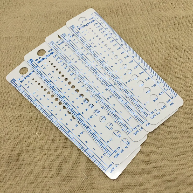 3 шт. линейка для вязания 2 10 мм|knitting needle gauge|needle gaugeknitting needles |