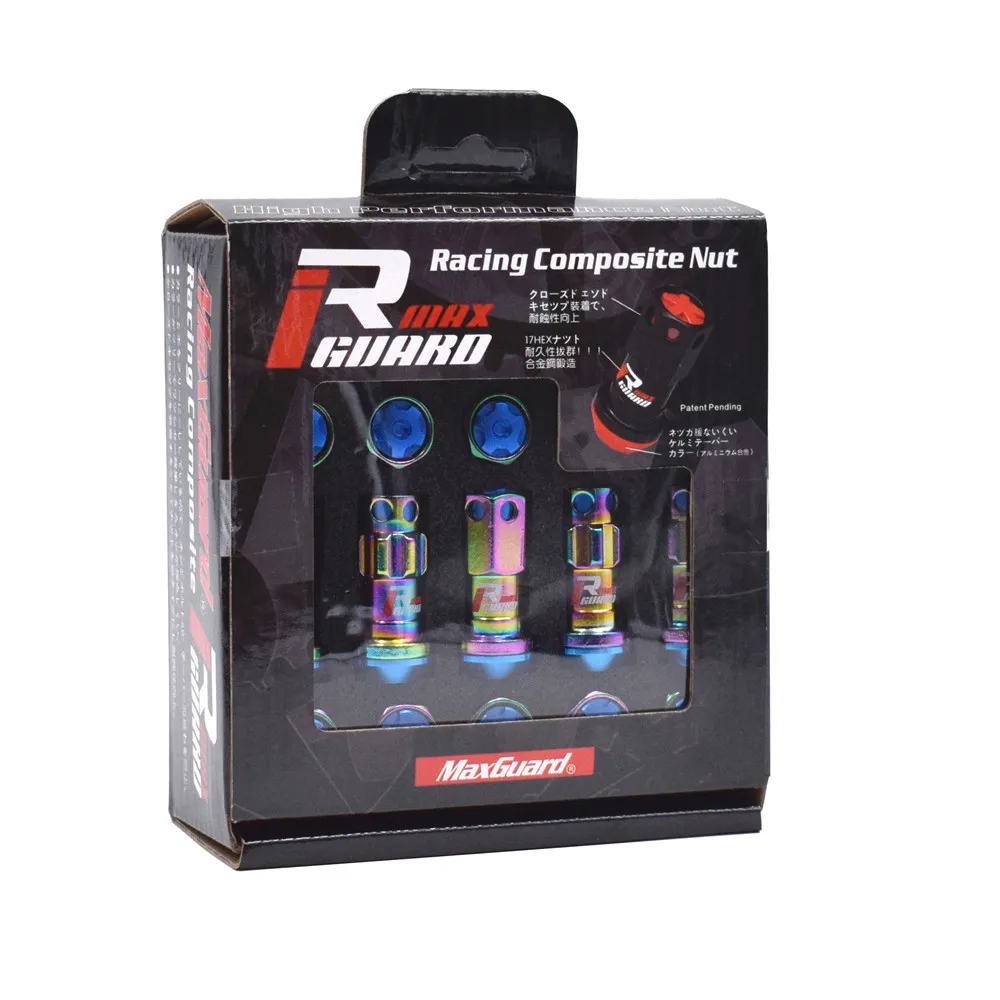 R40 стиль Neo Chrome гоночный композит 44 мм M12x1.5/1 25 обода колеса гайки 20 шт./компл.