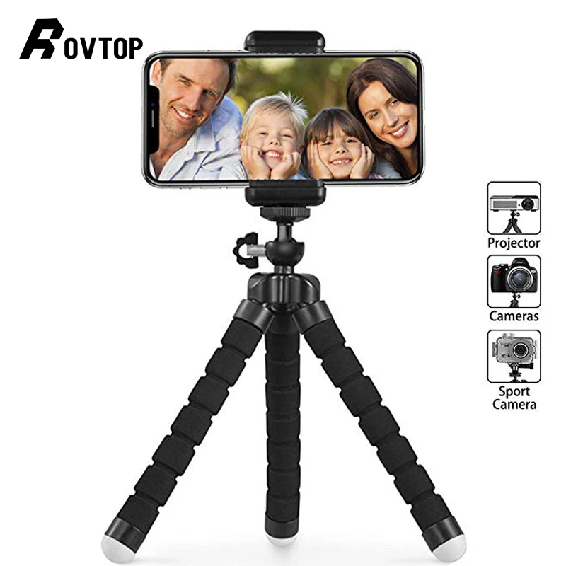 Универсальный мини штатив Rovtop с осьминога Гибкий для смартфона Dslr и камеры