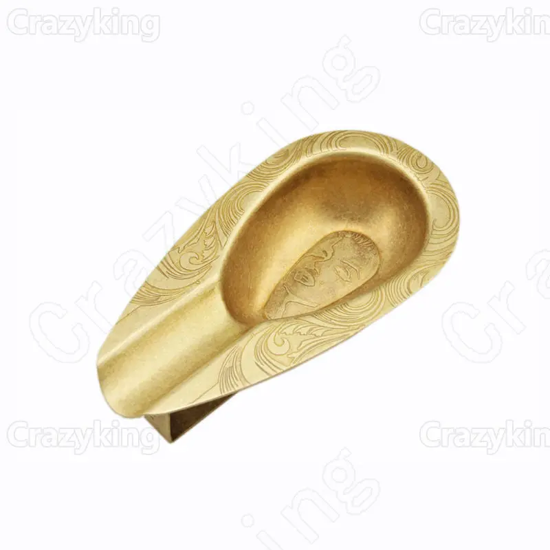 Jifeng Чистая медь минима винтажная пепельница для сигар Показать Стенд Cohiba - купить