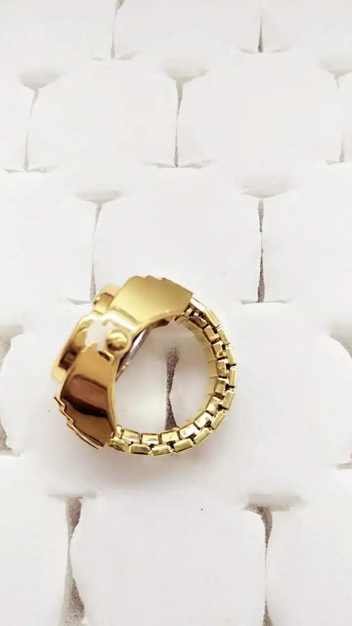 

New Fashion quartz golden hours jewelry ring girl And woman gift watches LK10