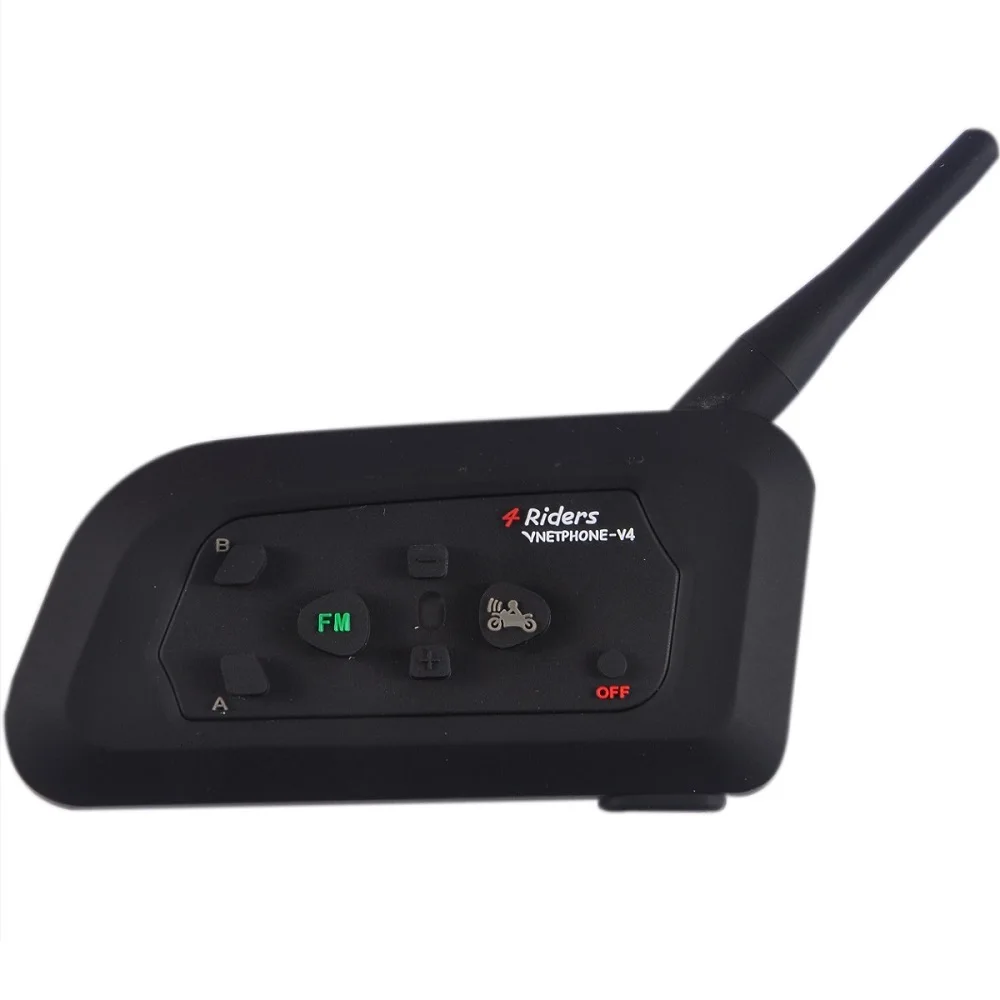 Новый V4 мотоциклетный шлем Walkie talkie Bluetooth полностью дуплекс беспроводной интерком