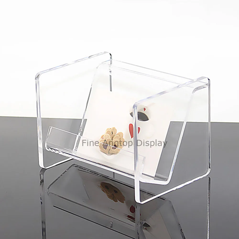 Acrylic Countertop Display Jewelry Storage Rack Gift Card Holder Box