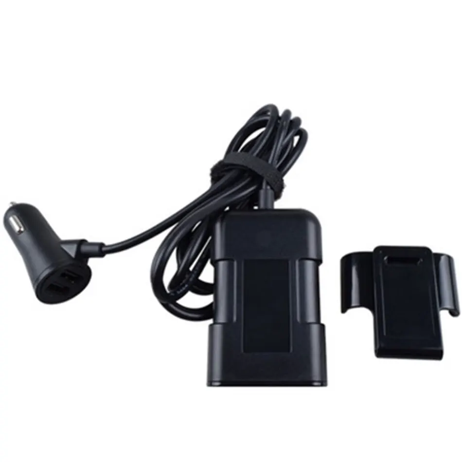 Универсальный адаптер для автомобильного прикуривателя QC3.0+ 2.4A+ 2.4A USB Автомобильное зарядное устройство 4 порта разветвитель Быстрая зарядка черный для MPV автомобильный телефон