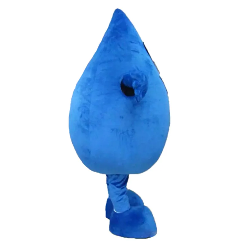 Горячая Распродажа костюмы талисмана для взрослых с синими каплями воды