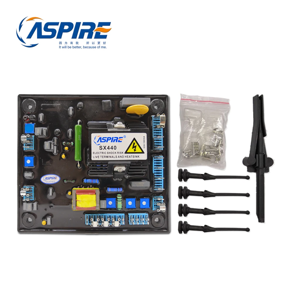 Aspire панель управления генератором AVR SX440 автоматический регулятор напряжения для