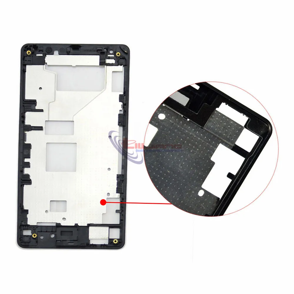 Новый оригинальный передний корпус для Sony Z1 Compact D5503 M51w сменная рамка ЖК дисплея
