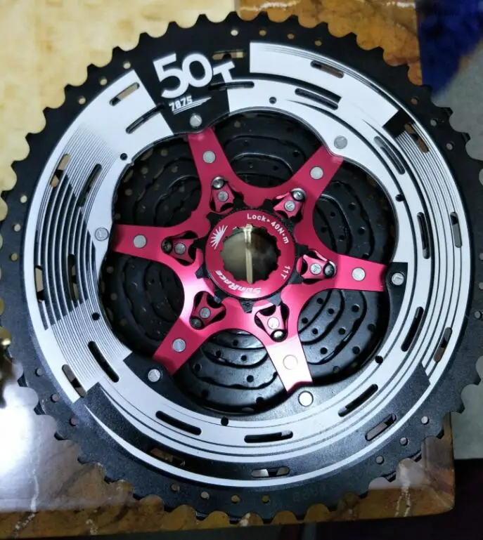 Кассета sunracing Freewheel 11 скоростей CSMX80 11-50T MTB велосипед широкое соотношение велосипед mtb freewheel кассета 11-50 11 скоростей