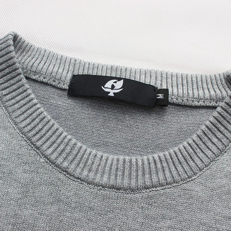 Мужской свитер повседневный трикотажный теплый с o-образным вырезом мужской