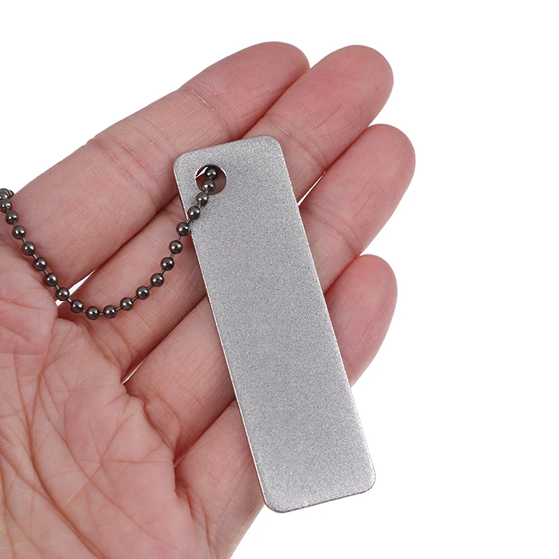

1x Portable EDC Sharpening Stone Knife Sharpener Grit Pocket Diamond Stone Sharpener Outdoor Camping Sharpeners Grindstone
