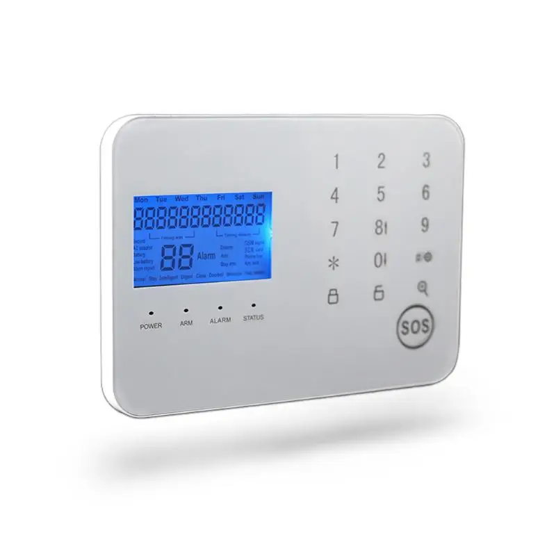 Домашняя охранная сигнализация сенсорного типа PSTN/GSM Двойная сеть интеллектуальная Противоугонная сигнализация Набор для маникюра
