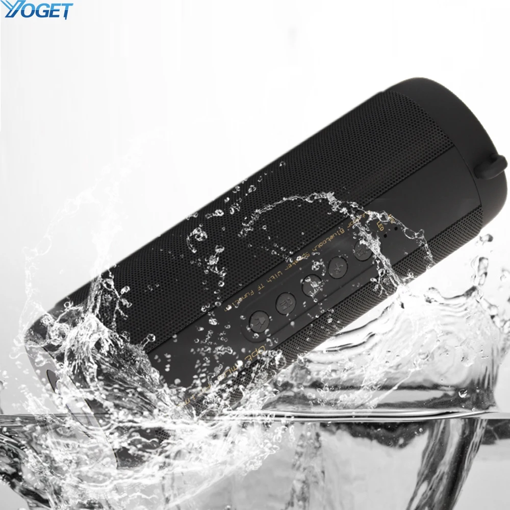 Беспроводной Bluetooth динамик водонепроницаемый портативный открытый светодиодный