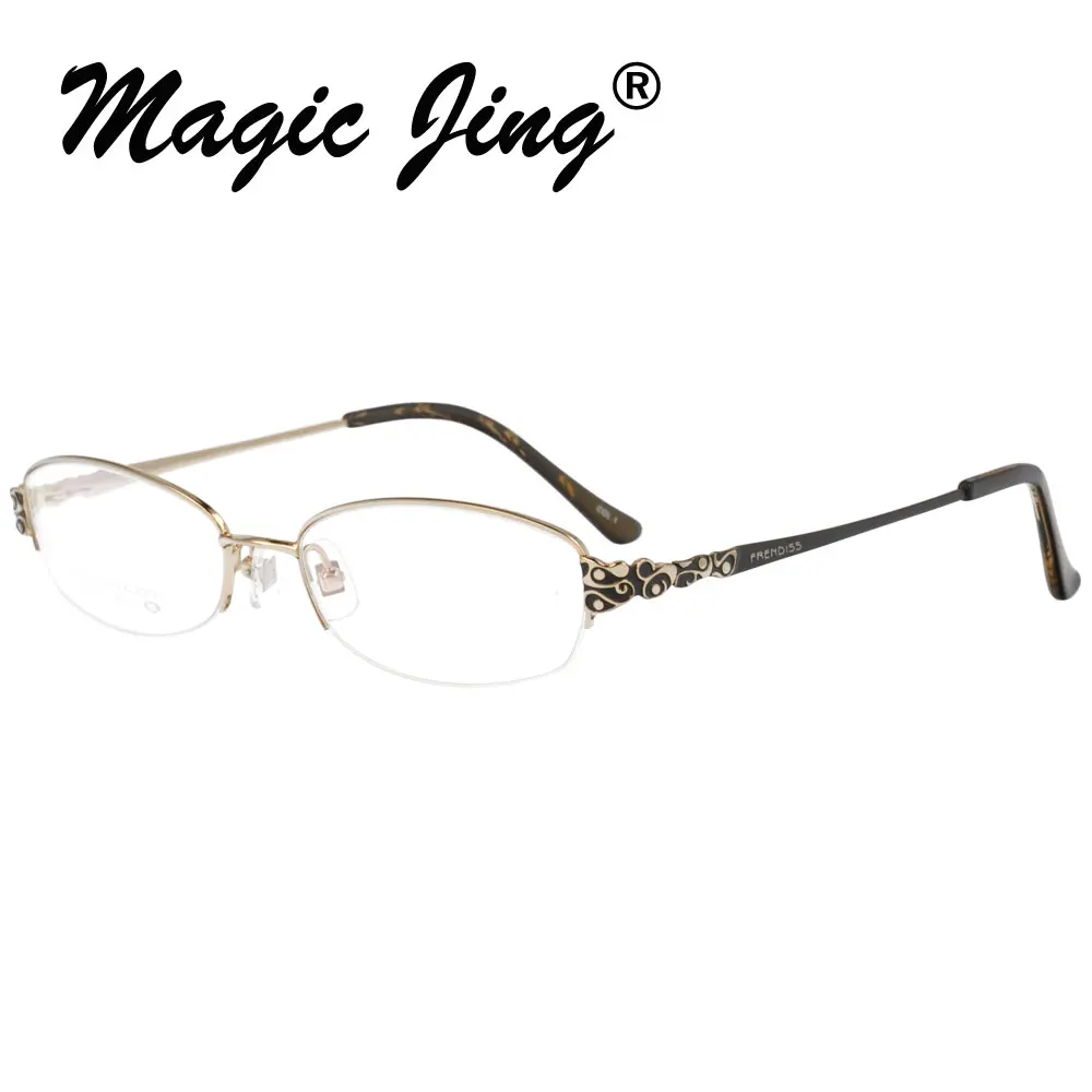 Оптические Очки Magic Jing F9133 100% чистые зеркальные очки для мужчин|Мужские кадры| |