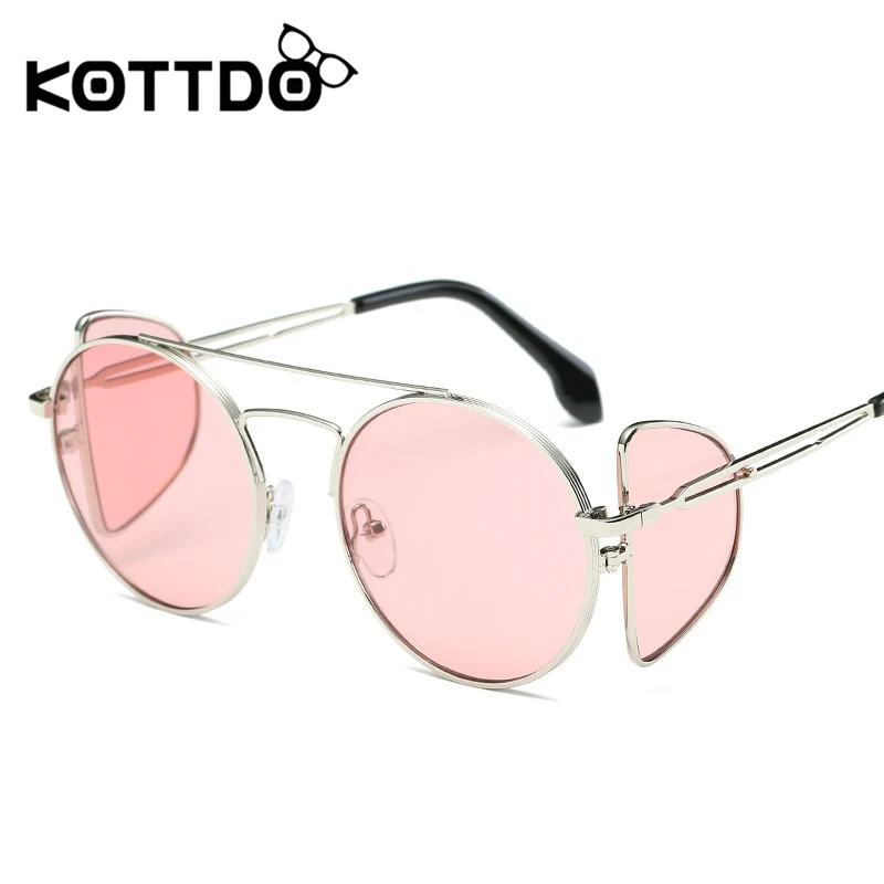 KOTTDO 2018 модные сексуальные женские солнцезащитные очки круглые индивидуальные в