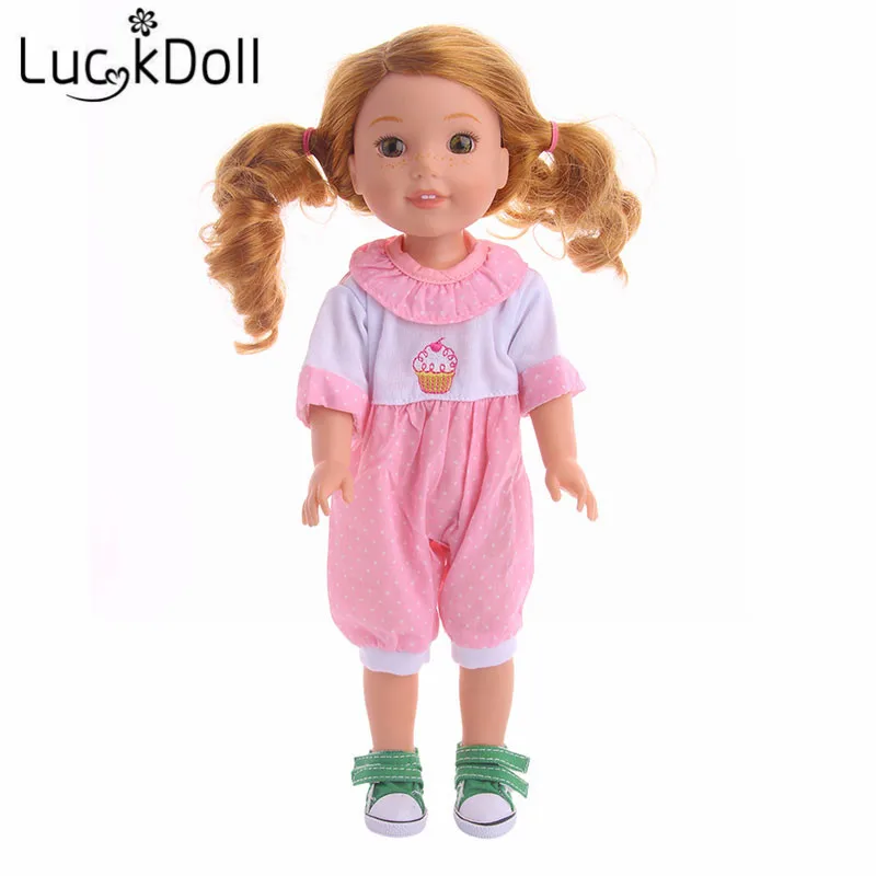 LUCKDOLL высококачественные красочные пижамы ручной работы одежда платье костюм для