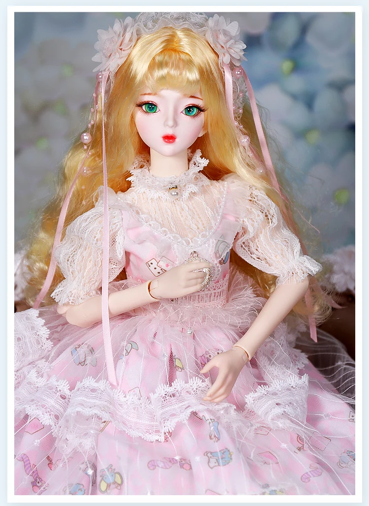 1/3 BJD кукла 62 см DF Заказная кукла шарнир тело ручная роспись макияж мечта фея AI YoSD MSD SD набор игрушка подарок DC лати