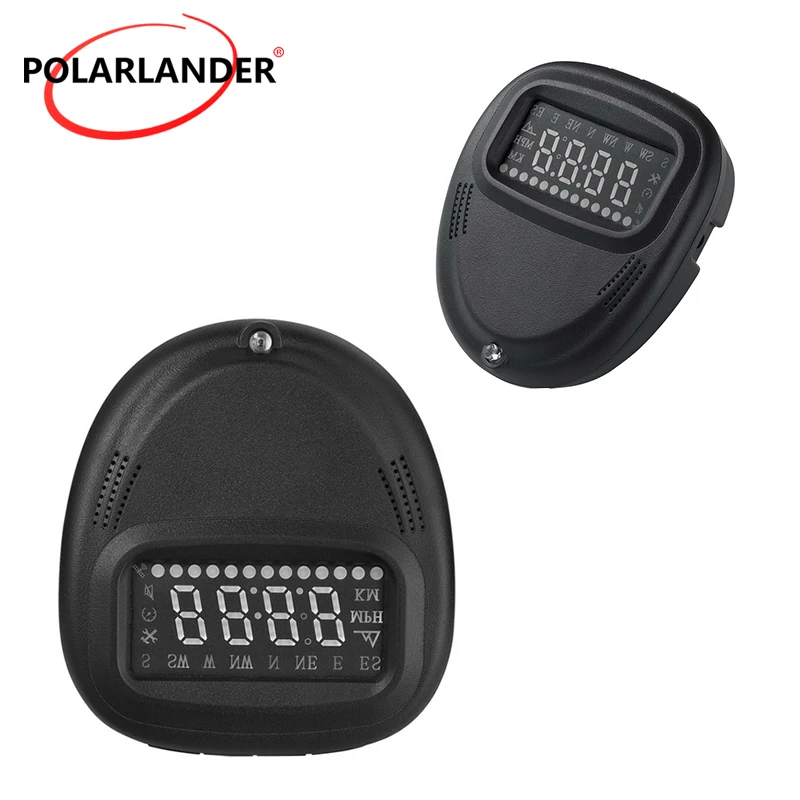 Цифровой GPS проектор на лобовое стекло HUD электронный со спидометром A1 дисплей 2018