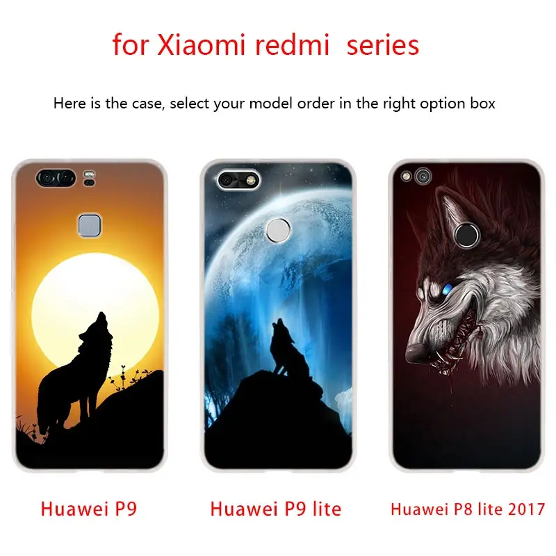 Чехол для телефона из ТПУ с изображением злого волка мягкие чехлы Huawei P40 P30 P20 Pro P10