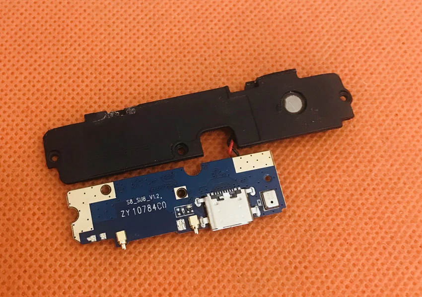 

Б/у оригинальная зарядная плата с USB разъемом + Громкий динамик для Bluboo S8 MTK6750T, Восьмиядерный, бесплатная доставка