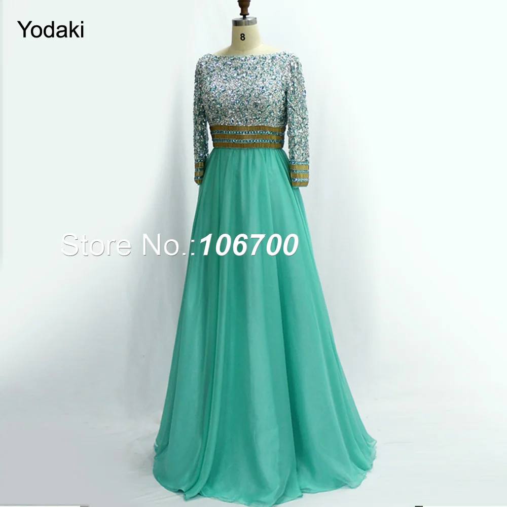 Мятно-зеленые вечерние платья Myriam Fares знаменитости 2018 рукава вырез лодочкой