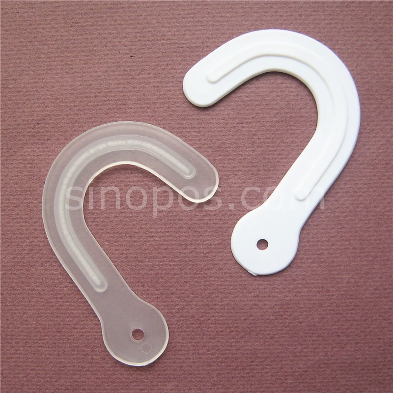 Гигантский пластиковый дисплей J крюк 6x8 см усиленный ткань образец заголовок