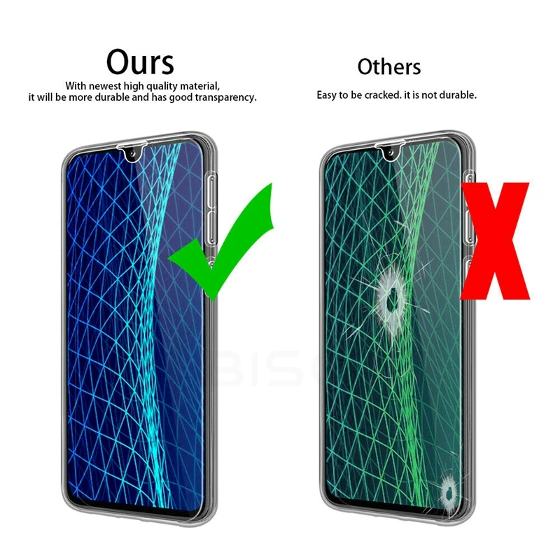 Двойной Мягкий защитный силиконовый чехол для Samsung Galaxy A10 A30 A40 A50 A20 A70 A20E A30s A01 A41 A51